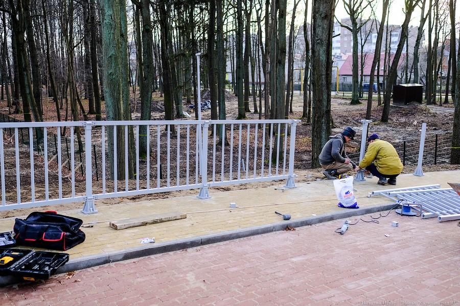 Сенситивные кучки: «завершенный» парк в Гурьевске выглядит недостроенным