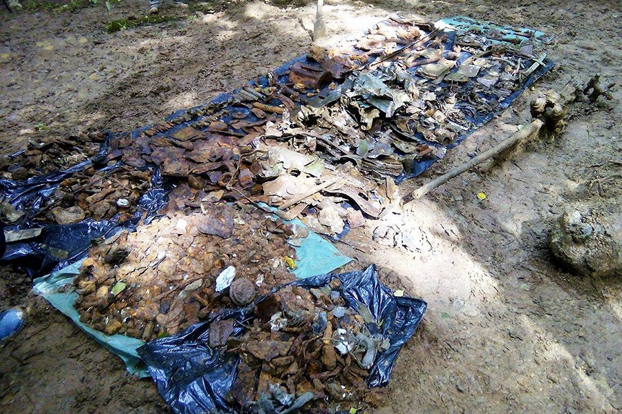 Калининградские поисковики обнаружили место гибели двух советских лётчиков