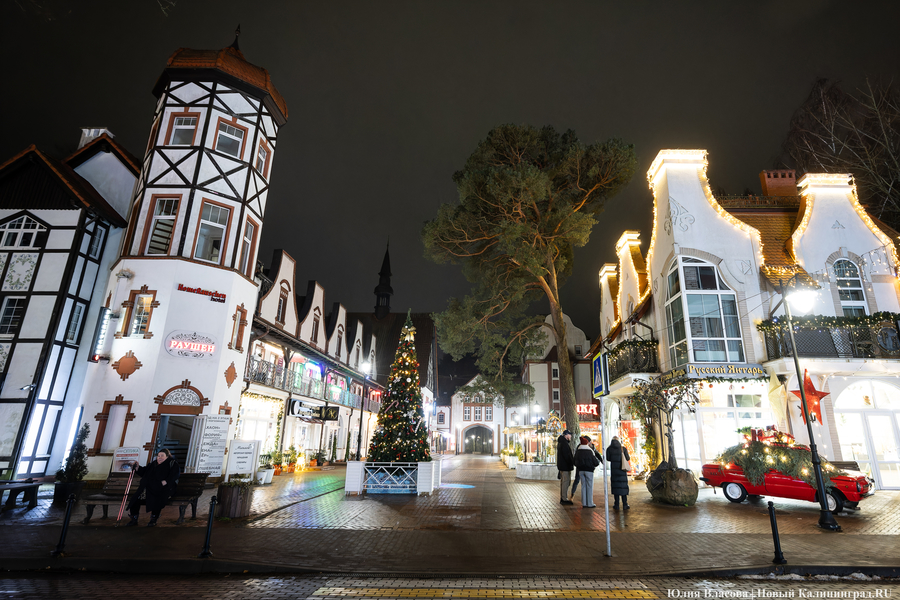 30 километров гирлянд: как украсили к Новому году Светлогорск (фото)