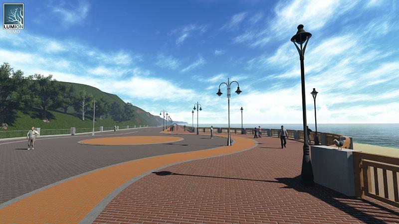 Башин заявил о строительстве нового променада в Светлогорске (фотогалерея)