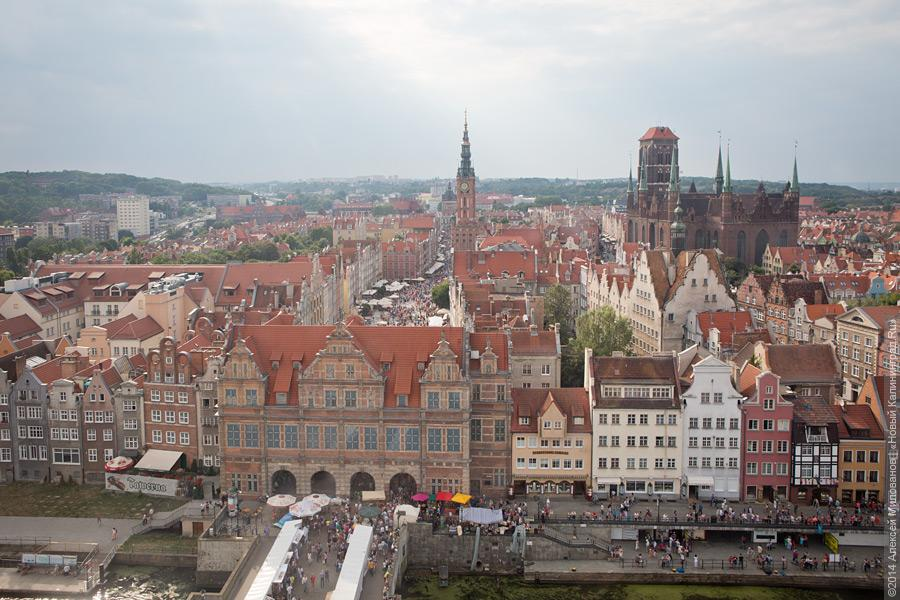 Гданьск занял третье место в рейтинге «Лучших европейских туристических направлений»