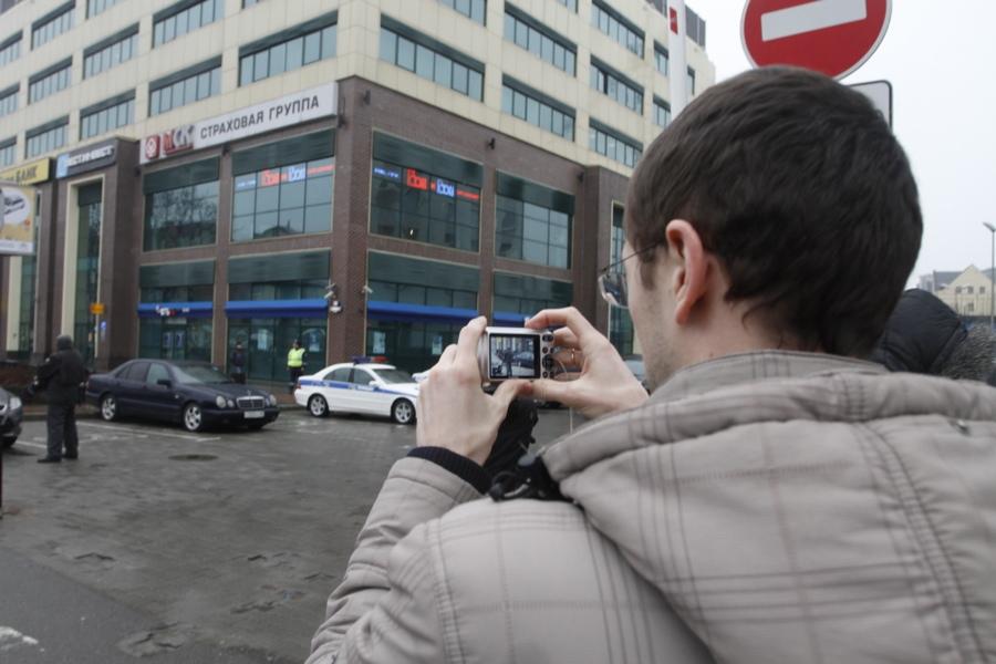 Эвакуированы посетители торгового центра «Европа» (дополнено+фото)