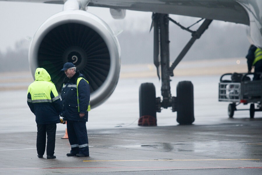 Из-за погоды отменены 12 авиарейсов из Москвы, в том числе — в Калининград