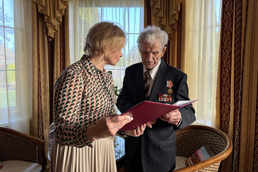 Ветерану Великой Отечественной войны Николаю Сомонову исполнилось 100 лет