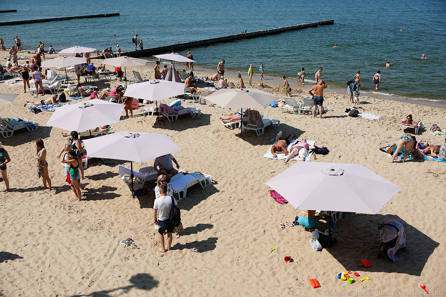 Андрей Ермак сообщил о сокращении протяженности калининградских пляжей в этом году