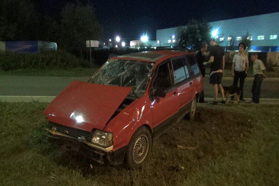 В Калининграде машина с пьяным водителем и собакой упала с моста (фото)