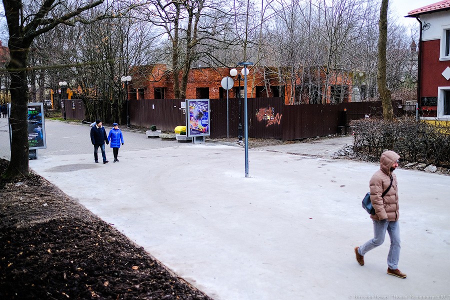 Плитка на плитке: как выглядит центр Зеленоградска во время реконструкции (фото)