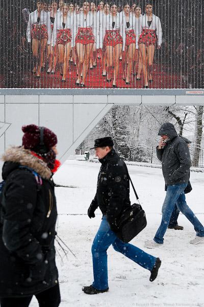 Белый снег, серый лёд: зима в Калининграде (фото)