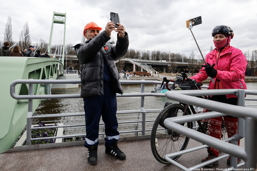 От музея до острова: как в Калининграде открывали Философский мост (фото)