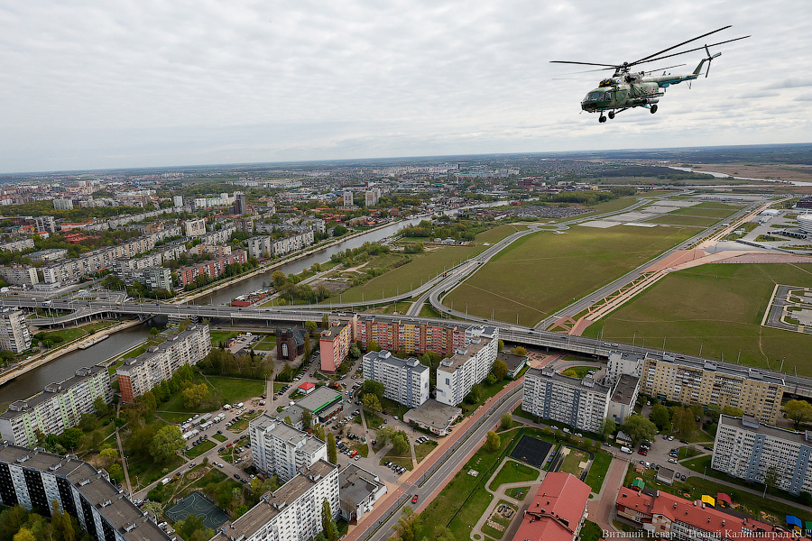 Мне сверху видно все: репетиция воздушного парада в Калининграде (фото)