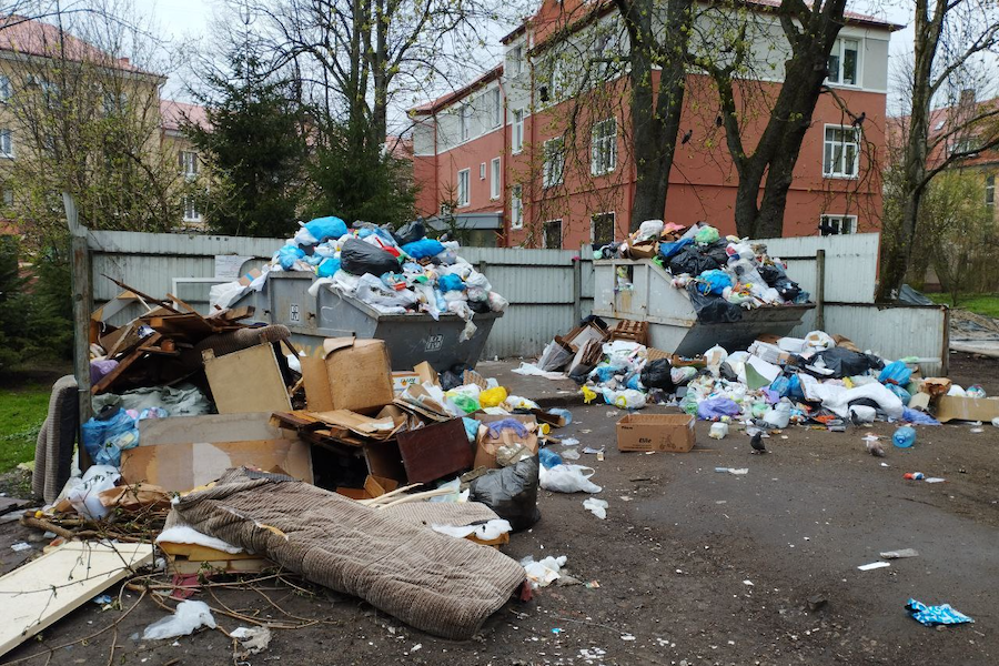В минприроды напомнили «нерасторопным УК» об административке за грязь на контейнерных площадках (фото)