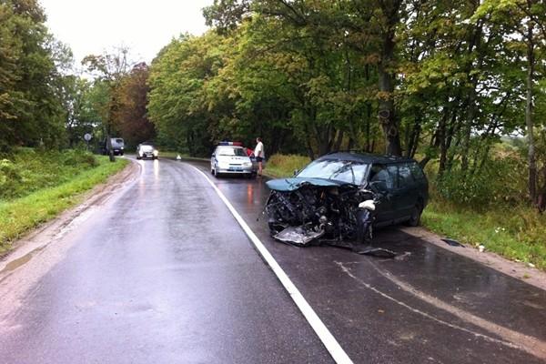 На Зеленоградской трассе водитель выехала на встречную, пострадали двое (фото)