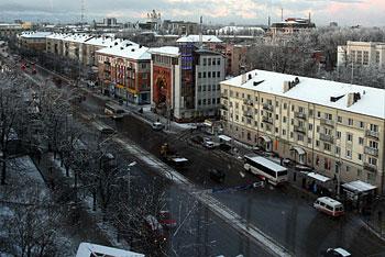 С Ленинского проспекта Калининграда предлагают убрать маршрутные такси