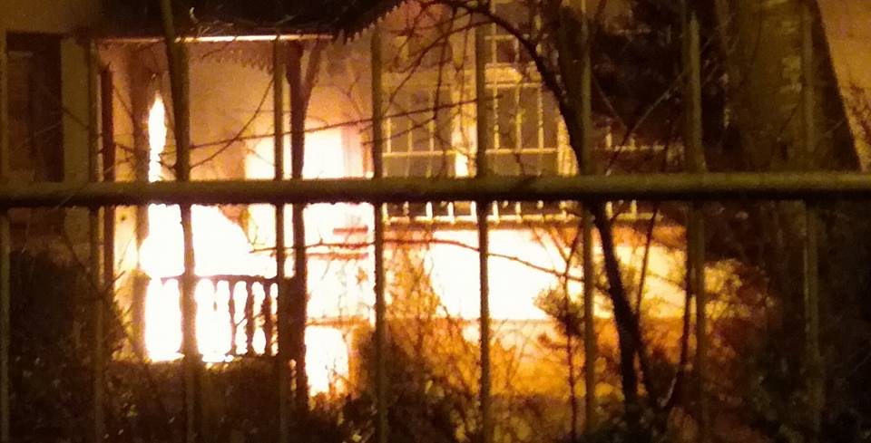 Старая вилла загорелась в день, когда должны решать вопрос о признании ее памятником