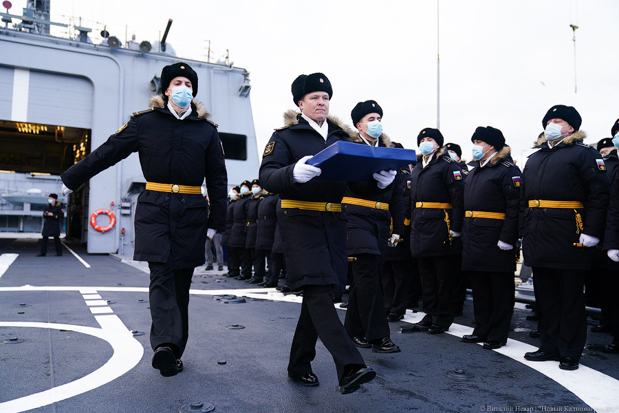 «Экипаж готов»: завод «Янтарь» передал ВМФ корабль «Пётр Моргунов»