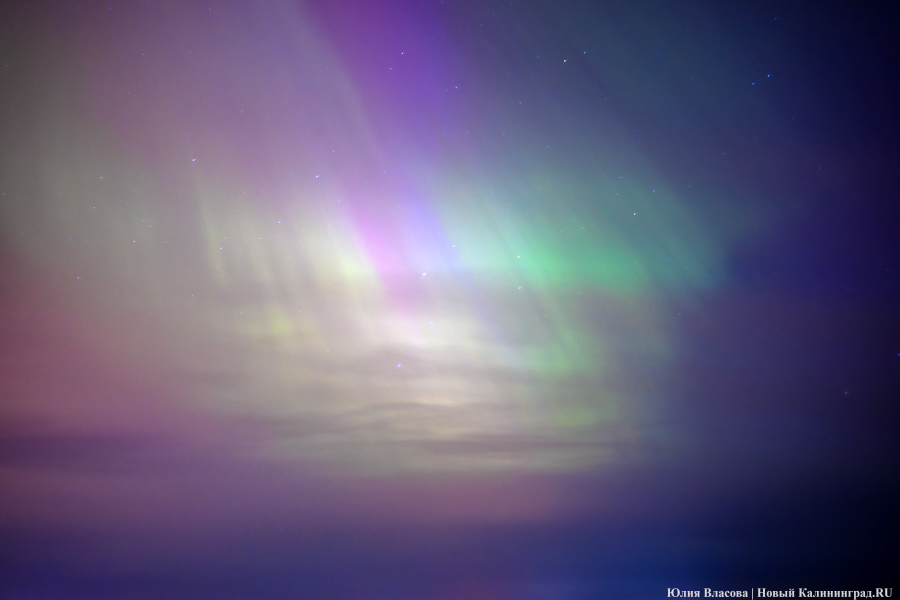 Дар Солнца: северное сияние над Калининградской областью (фото)