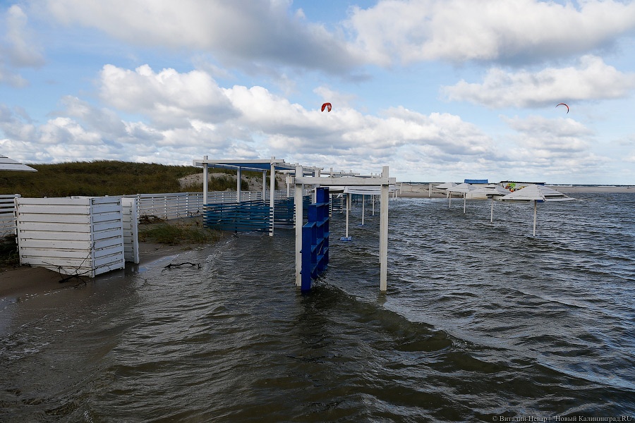 Всё смыло: Светлогорск, Янтарный и Филино после шторма