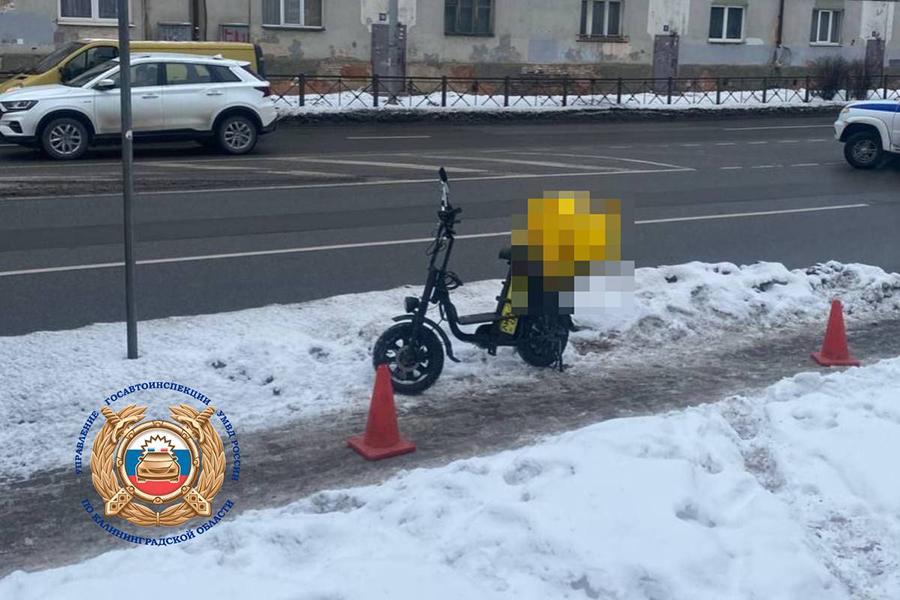 16-летний водитель СИМ сбил 75-летнюю женщину в Калининграде (фото)