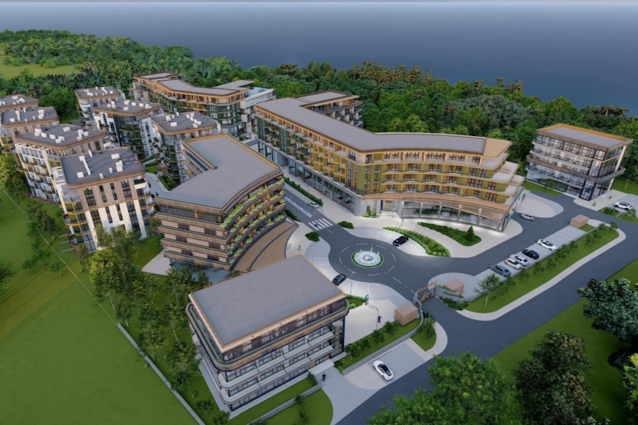 В пос. Лесное на берегу моря планируют построить комплекс апартаментов и отелей (фото)