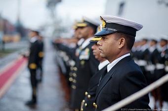 На Балтийском море проводятся испытания фрегата для ВМС Индии