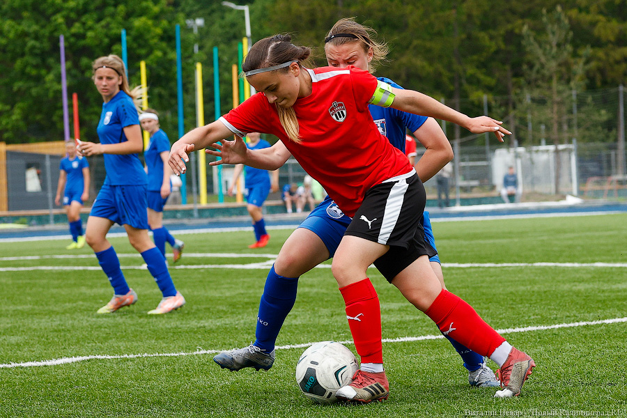 Голкиперка, форвардка: женская «Балтика» дебютировала на Кубке России (фото)