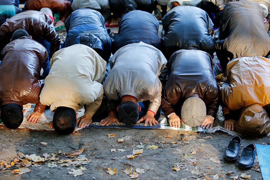 Намоленное место: намаз в праздник Курбан-байрам в Калининграде (фото)