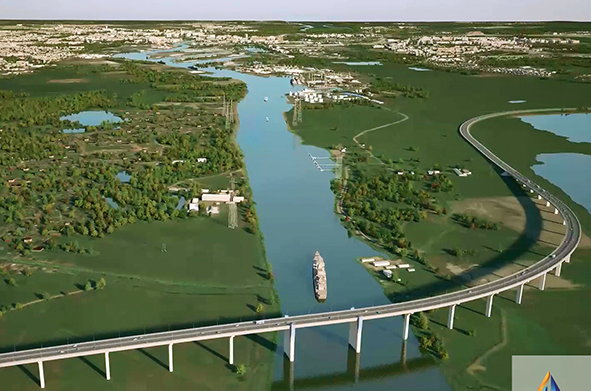 За три года власти планируют вложить в концессионный проект моста через залив 3,5 млрд