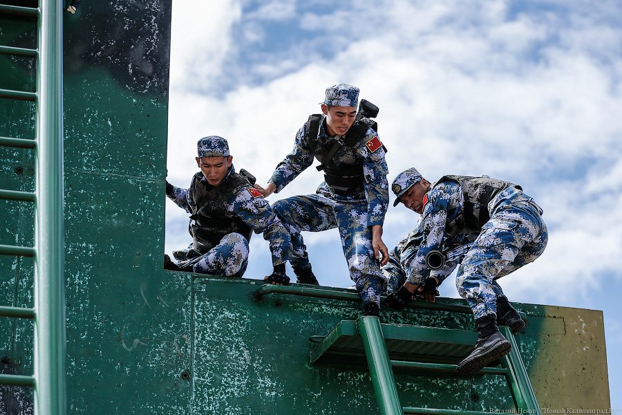 Чей морпех круче всех: фоторепортаж с конкурса «Полоса препятствий»