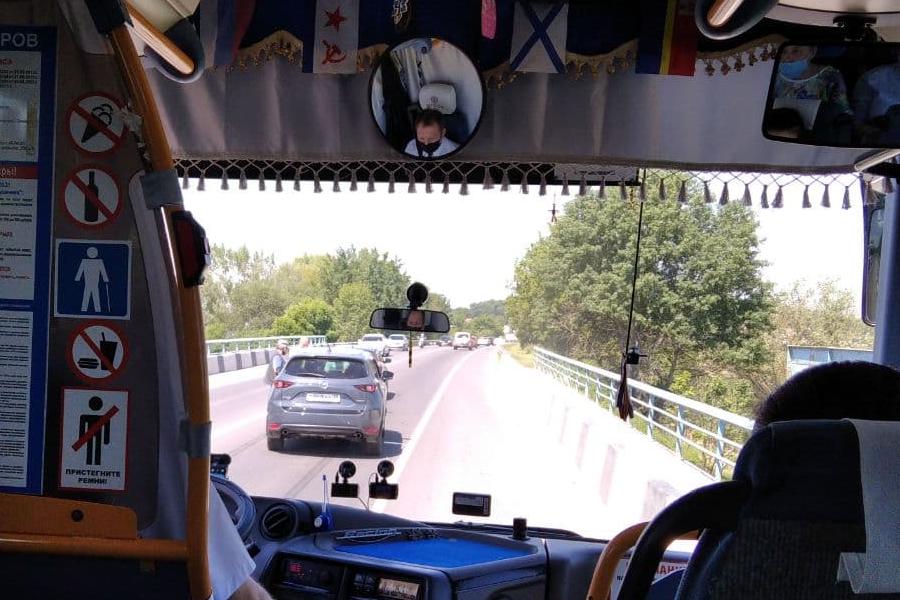 Из-за ДТП на Советском проспекте собралась автомобильная пробка в сторону выезда из города 