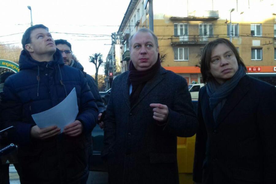 Артур Крупин, Гарри Гольдман, Евгений Костромин. Фото — Александр Жиров, «Новый Калининград»