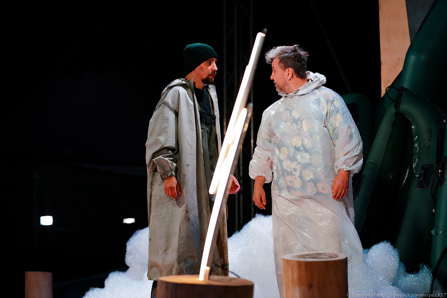 Сентябрьская «Гроза»: калининградский Драмтеатр сыграл спектакль на Верхнем озере