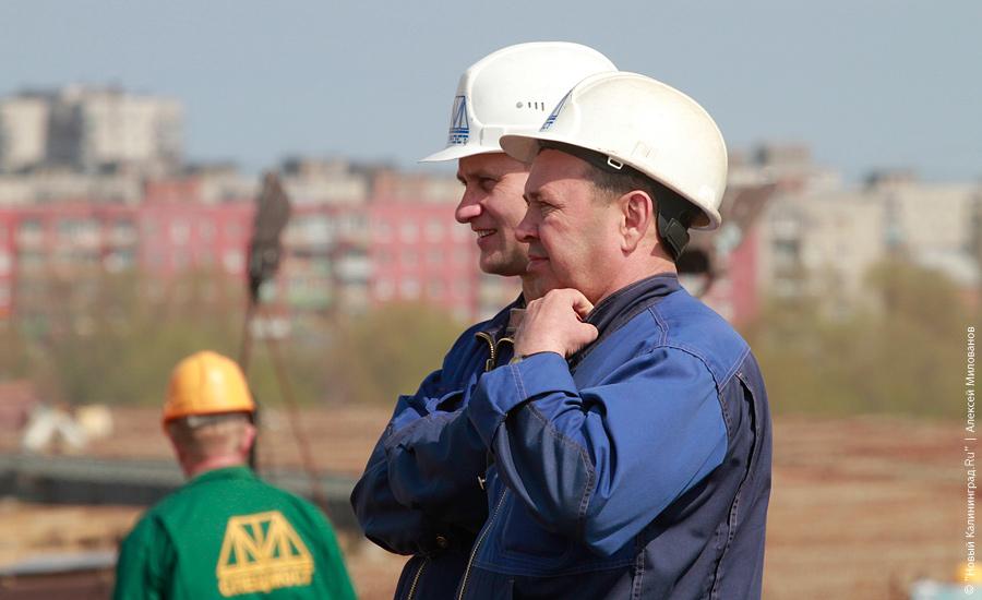 "Первый бетон на второй эстакаде": фоторепортаж "Нового Калининграда.Ru"