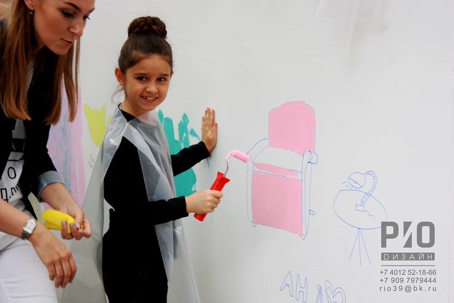 Дети Калининграда освоили новую профессию дизайнера интерьера!