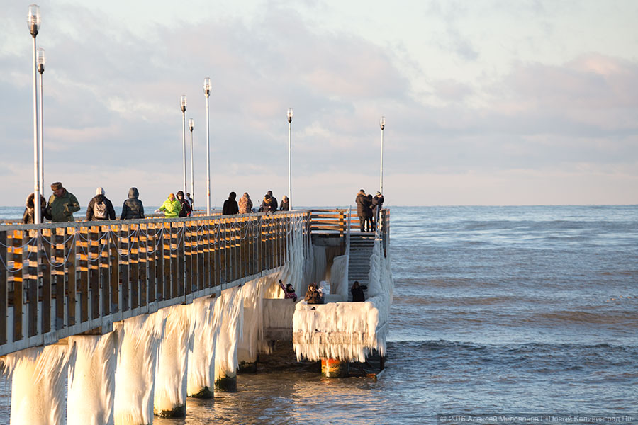 Сцены у моря: как выглядит променад в Зеленоградске после шторма