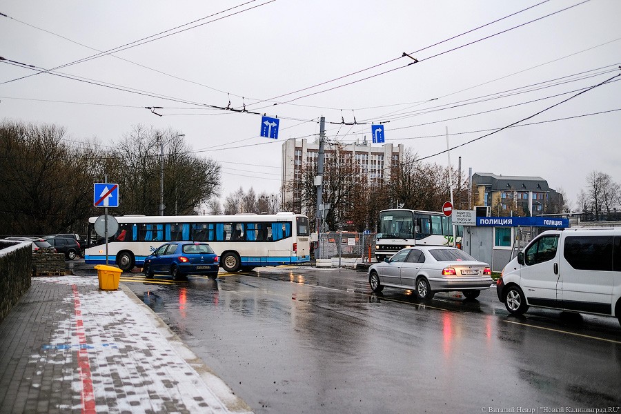 Пробки под первым снегом: на ул. Киевской открылось техническое движение