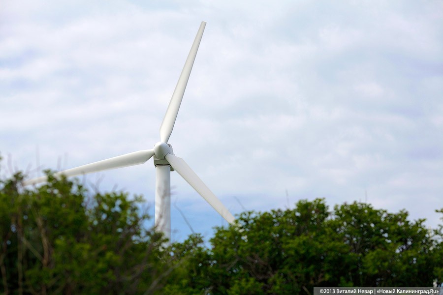 «Янтарьэнерго» надеется полноценно запустить новый ветропарк в Ушаково в августе