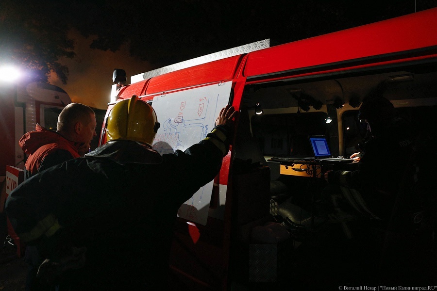 За сутки в Калининграде дважды горели автомобили