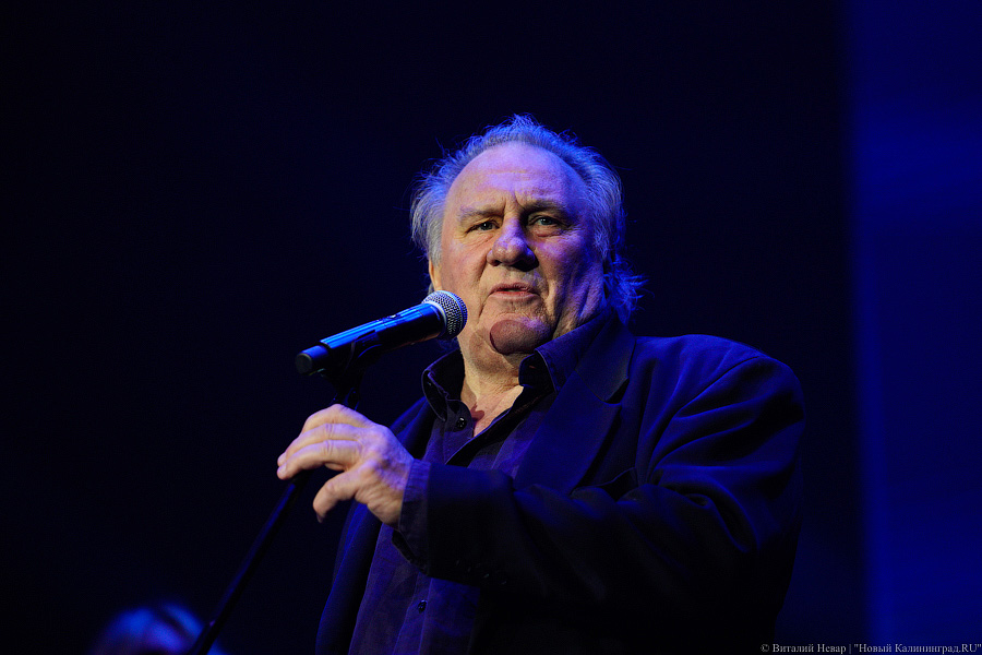 Жерар Депардье выступил на открытии кинофестиваля «Балтийские дебюты» (фото)