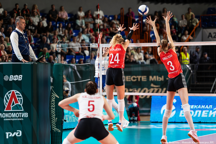 Первая победа в сезоне: в Калининграде «Локомотив» переиграл волейболисток из «Динамо-Краснодар» (фото)