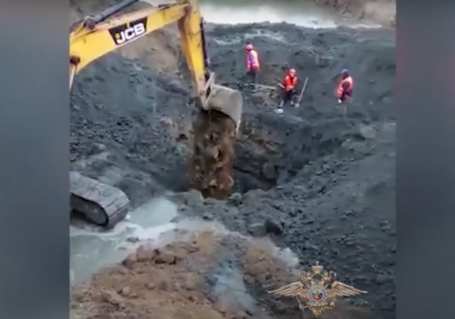 Под Зеленоградском с помощью экскаватора добывали янтарь под видом обустройства водоема
