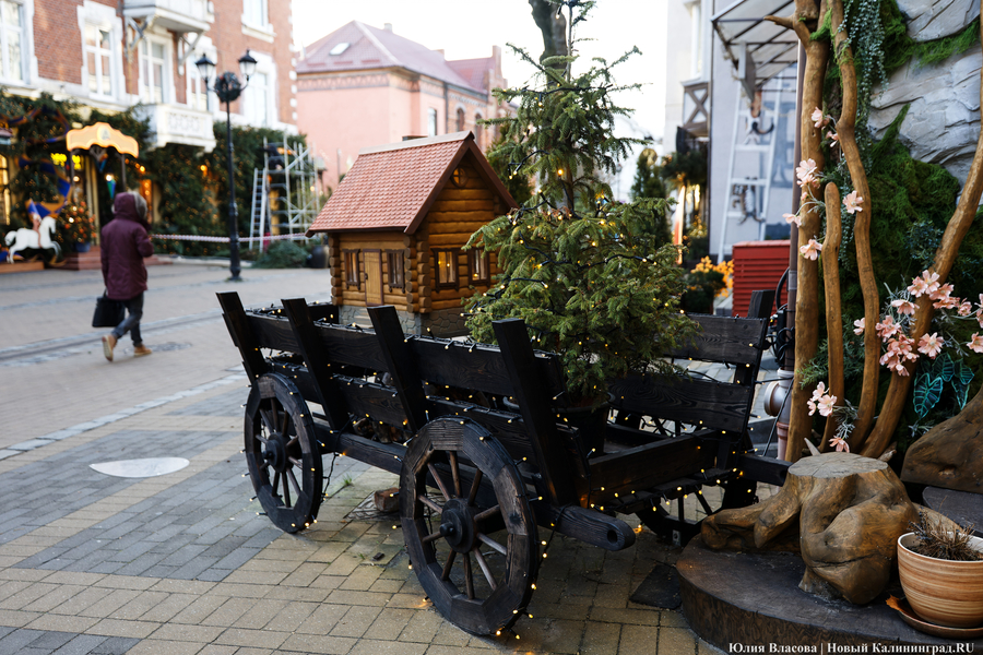 В царстве огненной лошади: как украсили Зеленоградск к Новому году (фото)