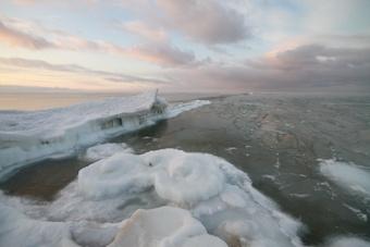 Спасатели эвакуировали 21 рыбака с отколовшейся льдины на Калининградском заливе