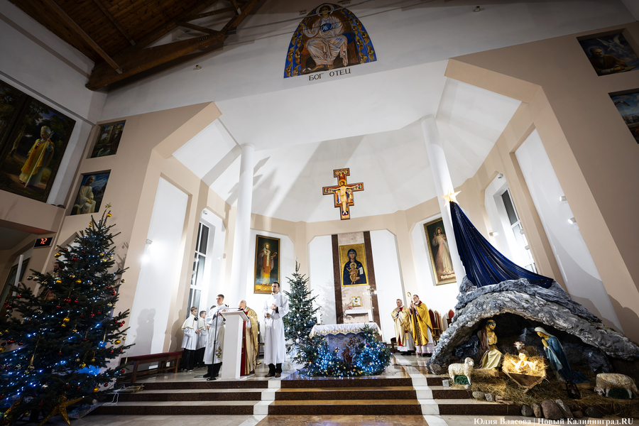 Навстречу Рождеству: как прошел католический сочельник в Калининграде (фото)