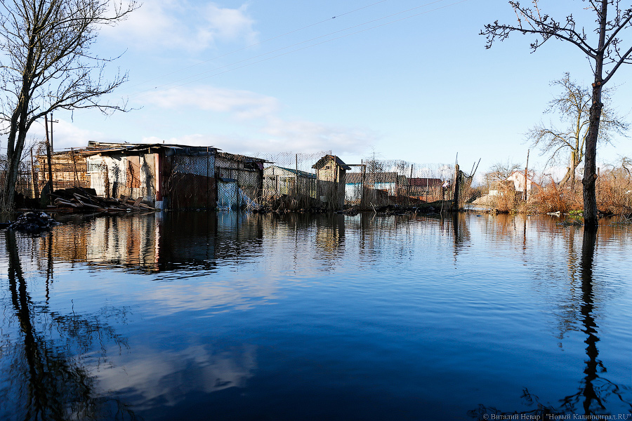 Венеция на окраине: в Калининграде после шторма затопило Северную гору