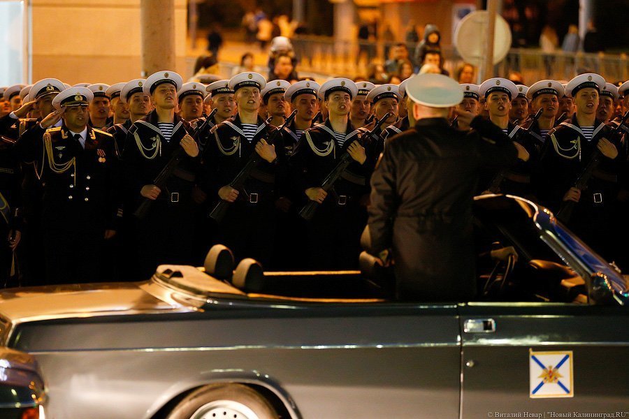 «Тяжело в учении»: в Калининграде прошла первая репетиция Парада Победы