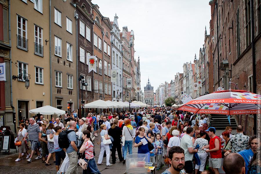 В польском Гданьске проходит ежегодный фестиваль уличных театров