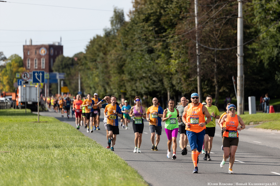 Перекрыть и побегать: марафонцы собрали медали и гнев автомобилистов Калининграда (фото)