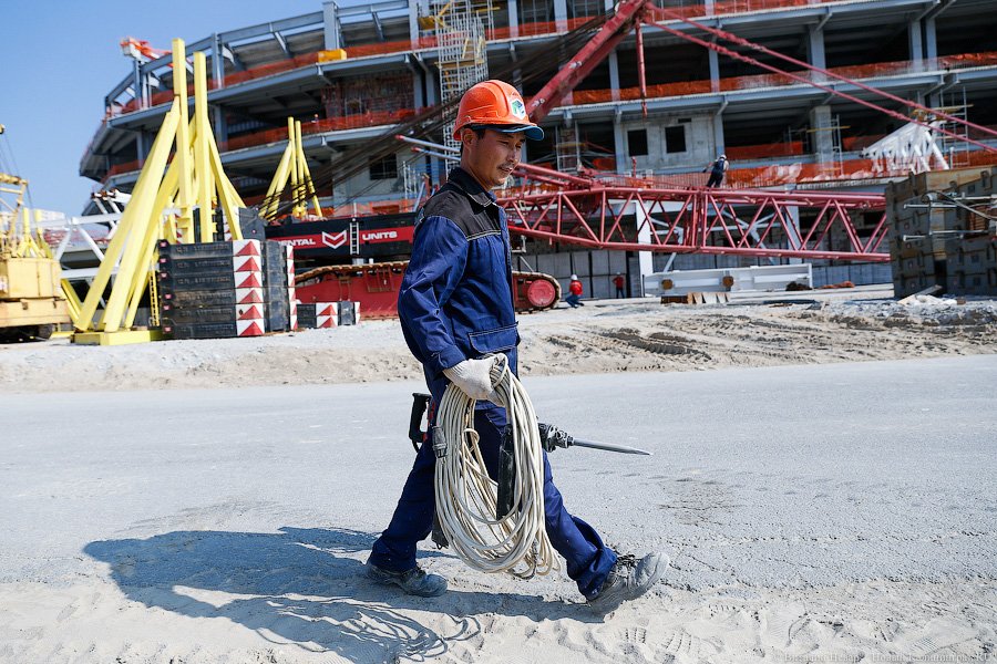 Жаркий визит: ход строительства объектов ЧМ-2018 проинспектировала FIFА