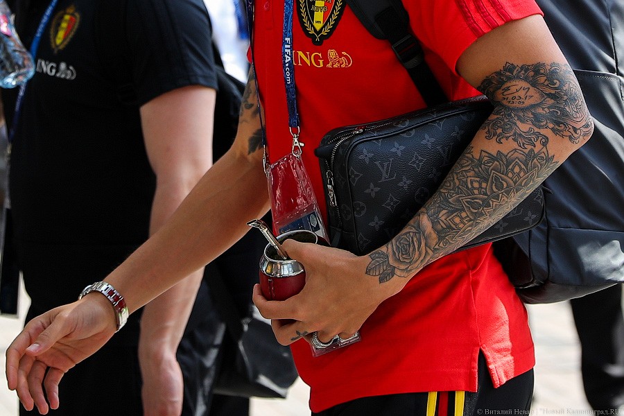 Компани, де Брёйне, Феллайни и тот самый Анри: сборная Бельгии в городе (фото)