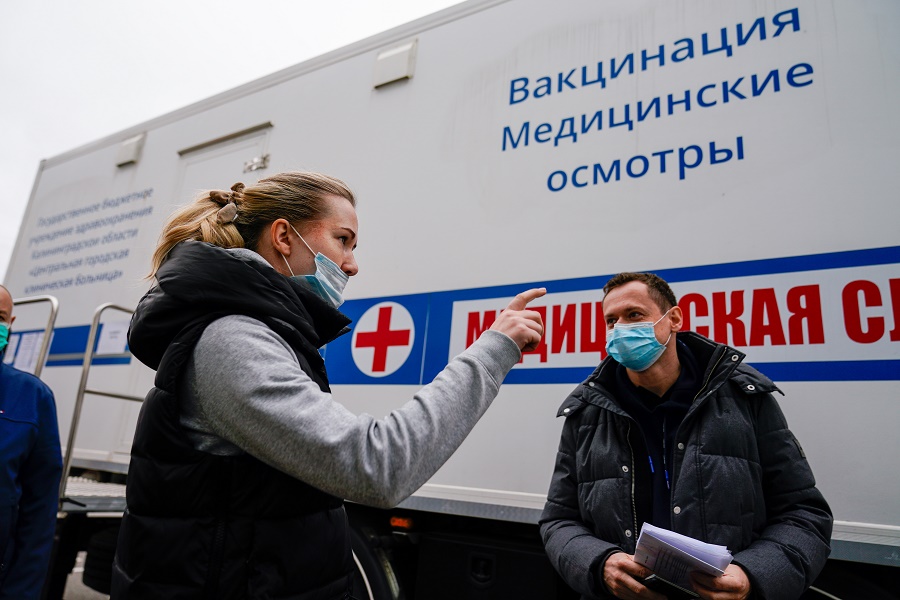 27 апреля: выездная вакцинация от коронавируса в Калининграде